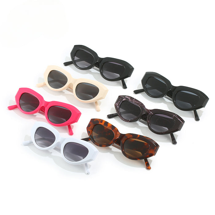 Wholesale Retro Small Frame Cat-eye Personality Sunglasses JDC-SG-Jingx001