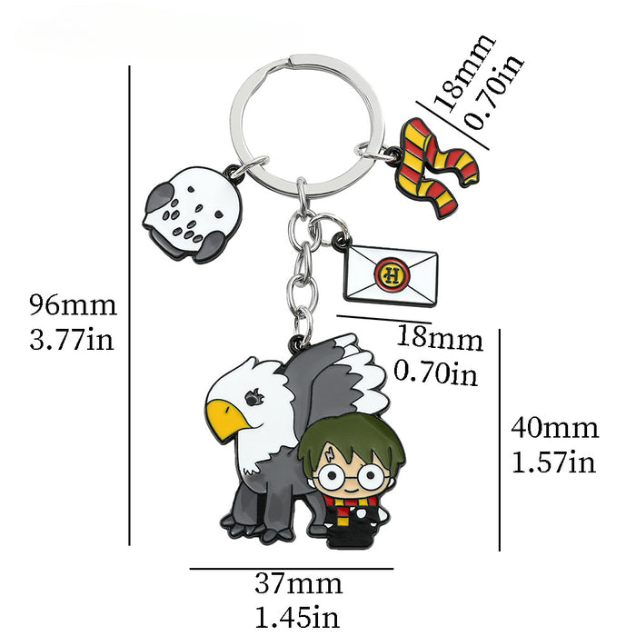 Wholesale Cartoon Zinc Alloy Keychains JDC-KC-ShaoH015