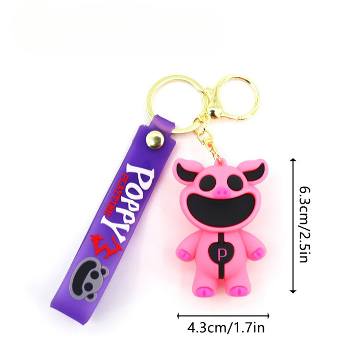 Wholesale Cartoon Cute PVC Doll Keychains JDC-KC-HaoAn010