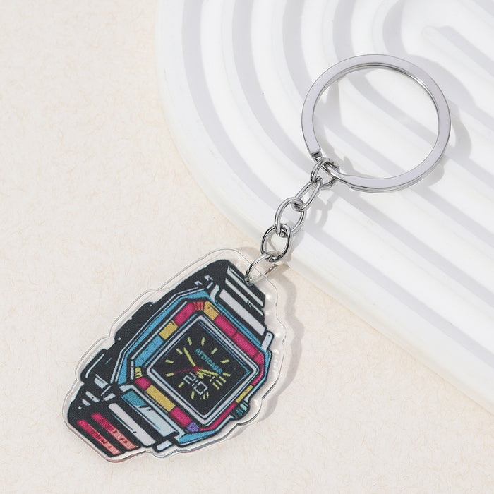 Wholesale European and American Music Festival Series Acrylic Keychain JDC-KC-RongRui012