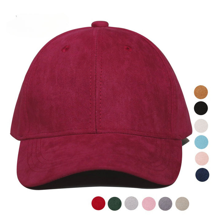 Wholesale Leather Solid Color Curved Brim Baseball Cap JDC-FH-Chunq002