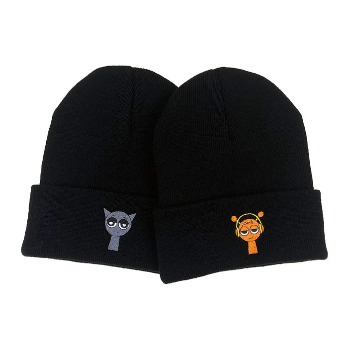 Wholesale Cartoon Cute Embroidery Knitted Beanie Hat JDC-FH-AXing031