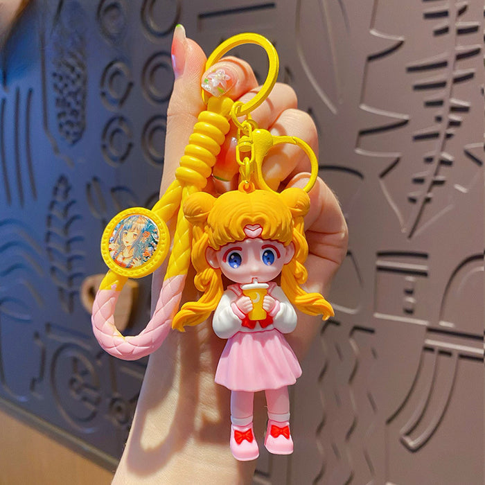 Wholesale PVC Cartoon Doll Keychain JDC-KC-BaiM084