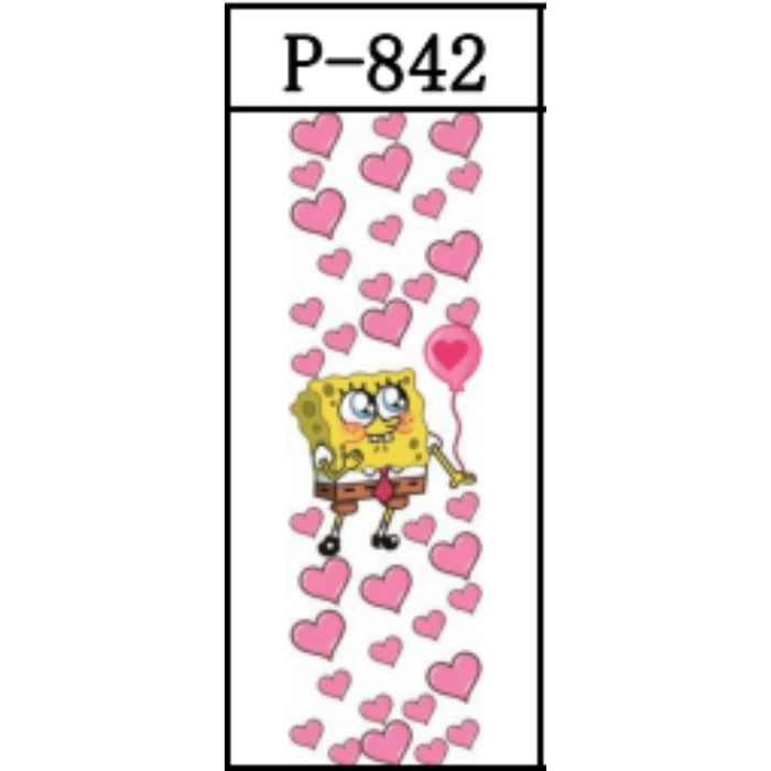 Wholesale 5pcs UV DTF Packing Cartoon Printing Pattern Pen Stickers JDC-ST-JieSheng088