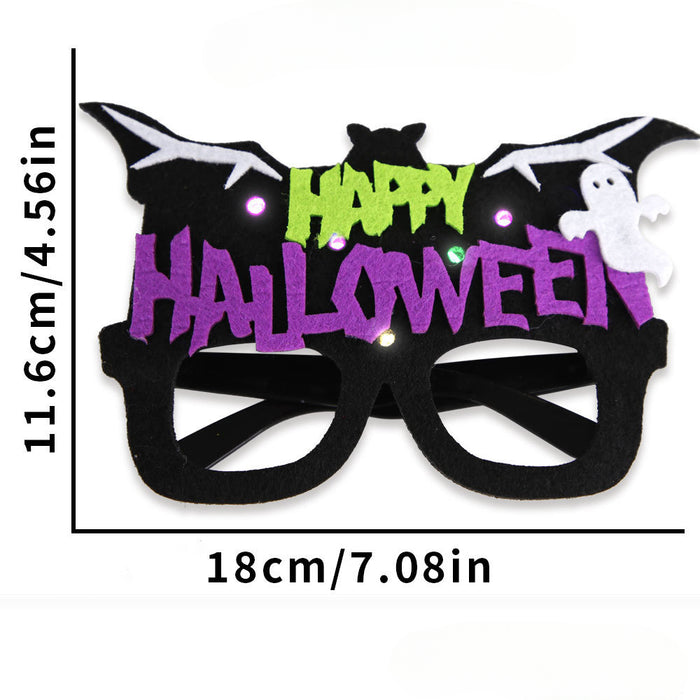 Wholesale Halloween Party LED Light Plastic Light Glasses JDC-SG-ZHHAO001