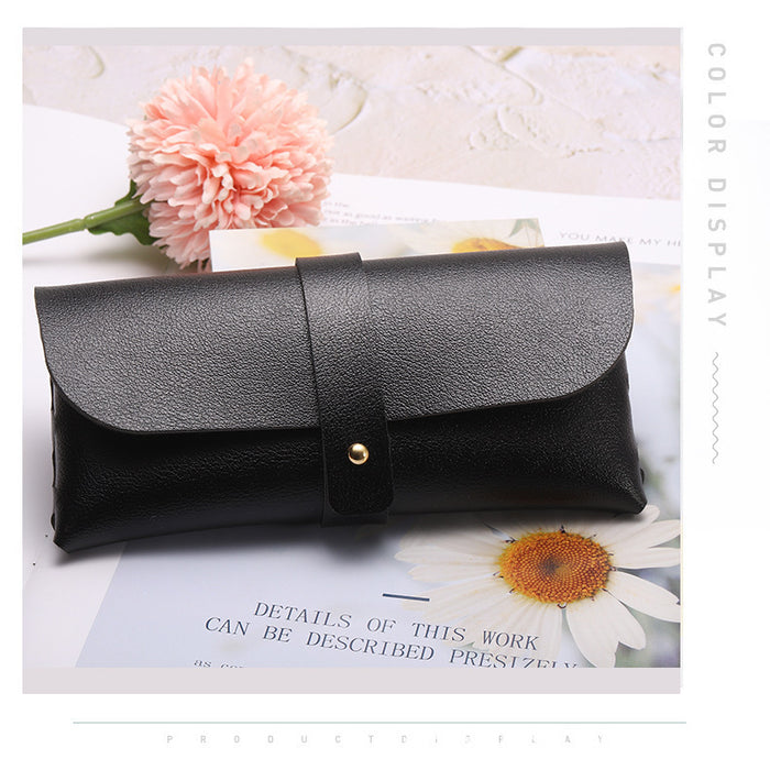 Wholesale Leather Glasses Case Soft Bag JDC-SG-Bofeng019