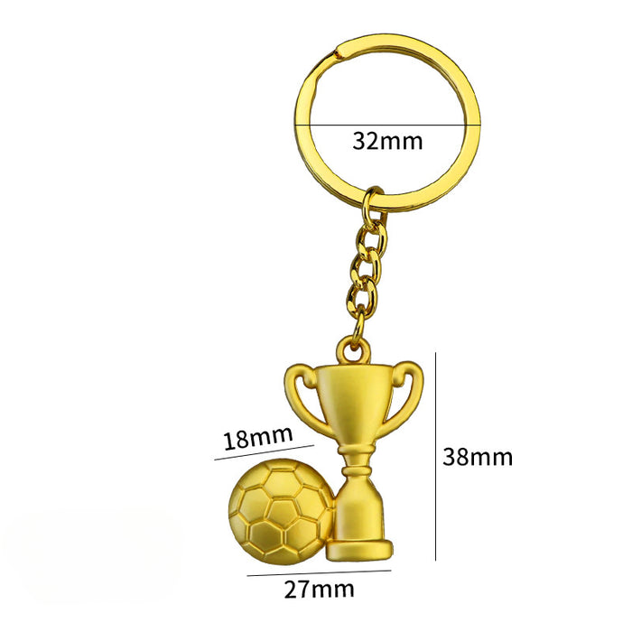 Wholesale Zinc Alloy Football Keychain JDC-KC-XunXin007