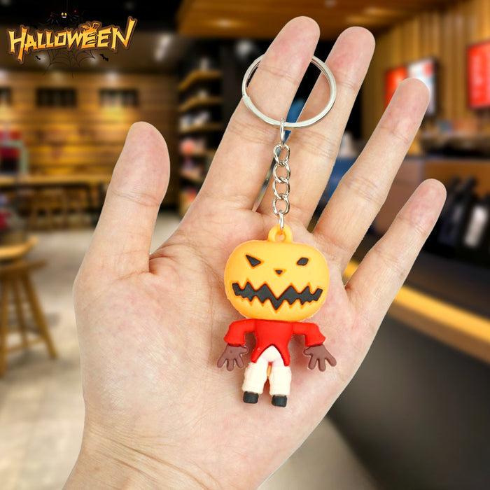 Wholesale Halloween PVC Cartoon Doll Keychain JDC-KC-Yexiang026