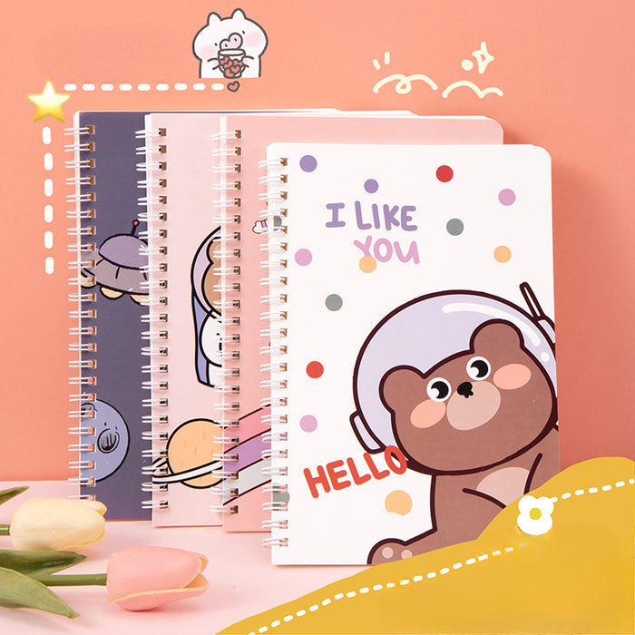 Wholesale Soft Surface Paper Cartoon Cute Notebook JDC-NK-Liuj004