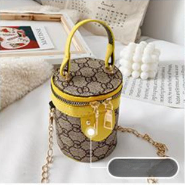 Wholesale PU Children's Chain Crossbody Bucket Bags JDC-SD-ShengT001