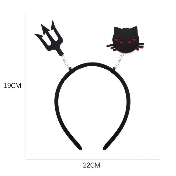 Wholesale Halloween Felt Accessories Plastic Headband JDC-HD-ZHHAO008