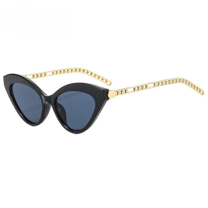 Wholesale Chain Decorated Cat Eye Sunglasses JDC-SG-XZT011