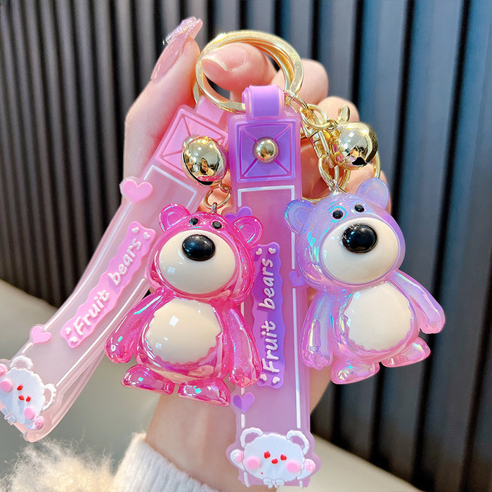 Wholesale Acrylic Doll Bear Keychain JDC-KC-WoA019