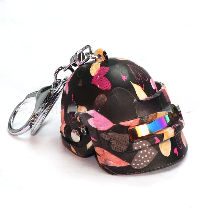 Wholesale Game Motorcycle Hat Helmet ABS Keychain JDC-KC-BaiS011