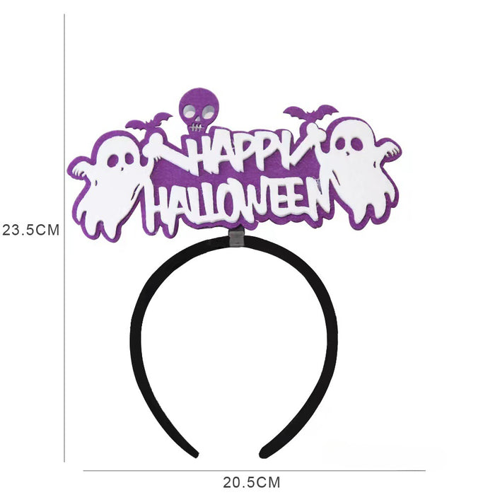 Wholesale Halloween Felt Accessories Plastic Headband JDC-HD-ZHHAO008