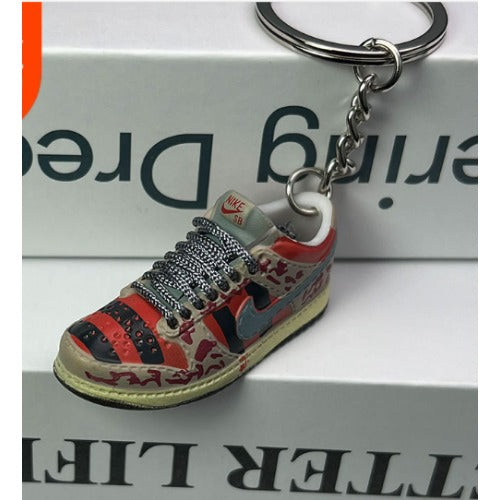 Wholesale Skateboard Shoes PVC Keychains JDC-KC-MiaoY065