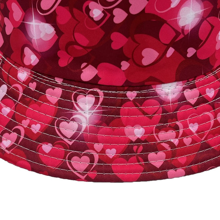 Wholesale Heart Lips Valentine's Day Adult Summer Bucket Hat JDC-FH-AXing037