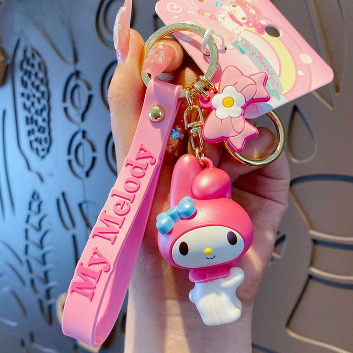 Wholesale Cartoon Doll Silicone Keychain (S) JDC-KC-BaiM079