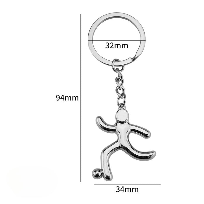 Wholesale Zinc Alloy Football Keychain JDC-KC-XunXin007