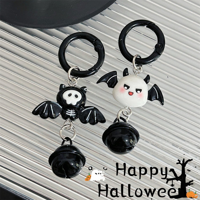 Wholesale  Bat Bell Resin Plastic Keychain Fashion Decorative Accessory Gift