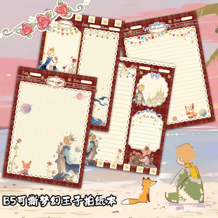 Wholesale B5 Cartoon Little Prince Notepad - Cute Tearable Draft Paper for Students Trendy Stationery