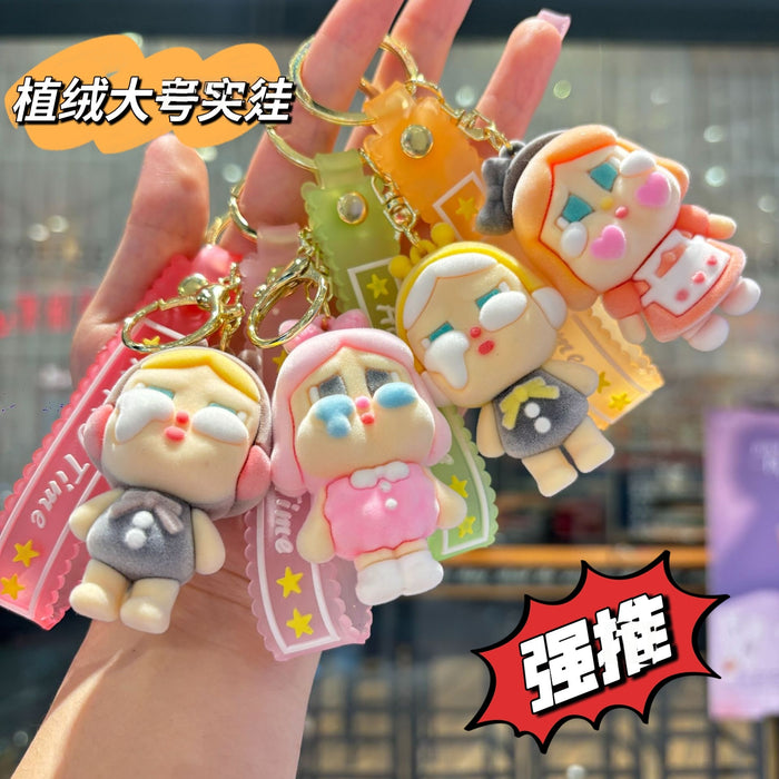 Wholesale Trendy Gray  Doll PVC Keychain Bag Charm Party Gift