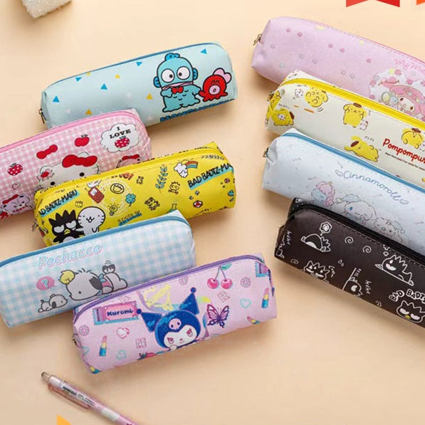 Wholesale Cute Cartoon Animal Pencil Case Large Capacity Waterproof PU Student Pencil Pouch