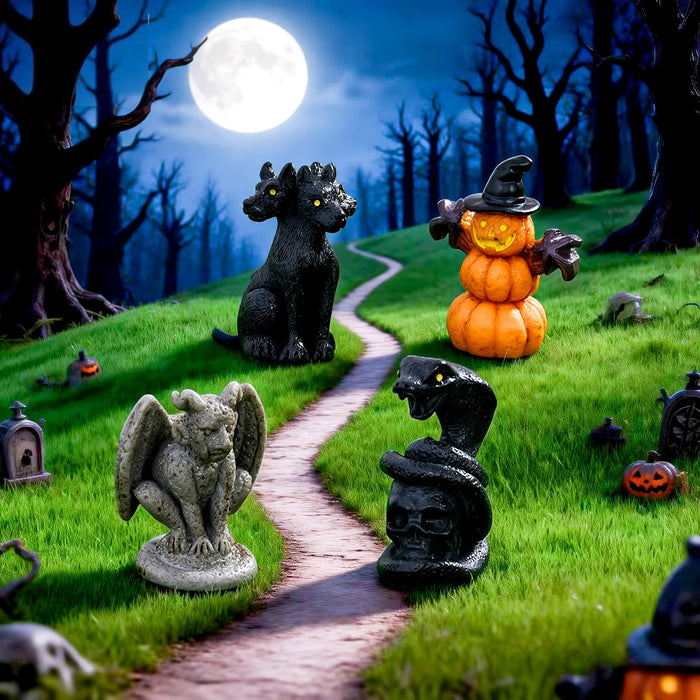Wholesale Dark Style Resin  Figurine Decorative Ornament for Gift Home Decor MOQ≥2