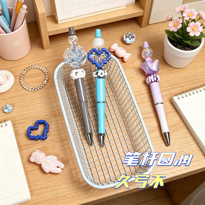 Wholesale Cute Cartoon DIY Pen Plastic Ballpoint for Students Graduation Gift