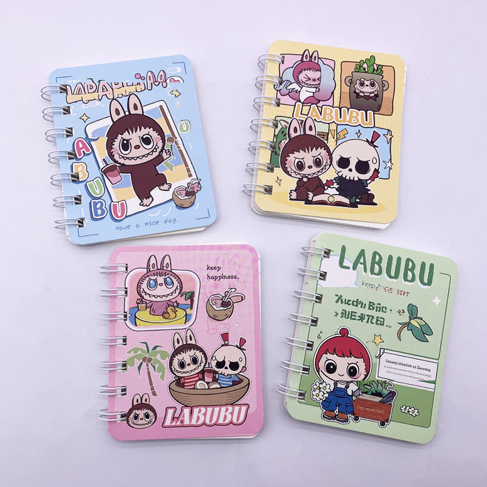 Wholesale A7 Coil Notebook Set Trendy Portable Journal for Students Cute Cartoon Design MOQ≥4