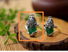 Wholesale 10pcs 925 ancient silver open food ring JDC-RS-NS009 Rings 尼森 Wholesale Jewelry JoyasDeChina Joyas De China