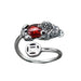 Wholesale 10pcs 925 ancient silver open food ring JDC-RS-NS009 Rings 尼森 Wholesale Jewelry JoyasDeChina Joyas De China
