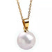 Wholesale 14MM Deep Purple Beads Gold Champagne Gold Purple Pink Imitation Pearl Plated 925 Silver Necklace Women Pendant Accessories Pendant JoyasDeChina Wholesale Jewelry JoyasDeChina Joyas De China