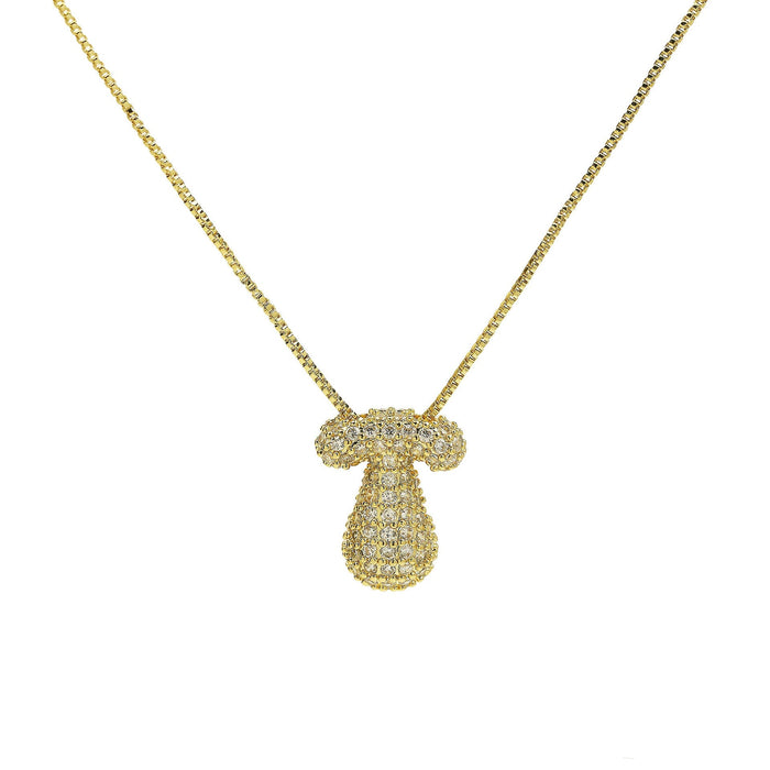 Wholesale 18k brass zircon bubble balloon 26 English letters pendant necklace Pendant JoyasDeChina Gold necklace t Wholesale Jewelry JoyasDeChina Joyas De China