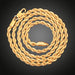 Wholesale 18K Copper Gold Plated Iron Alloy Twist Chain Necklace Bracelet Set JDC-NE-YDF003 Necklaces 创易东方 Wholesale Jewelry JoyasDeChina Joyas De China