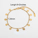 Wholesale 18K Gold Plated 316L Stainless Steel Anklet JDC-AS-JD106 anklets 杰鼎 Wholesale Jewelry JoyasDeChina Joyas De China