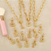 Wholesale 26 English gold gold plated necklace JDC-NE-AS564 Necklaces 集沛 Wholesale Jewelry JoyasDeChina Joyas De China