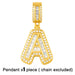 Wholesale 26 English gold gold plated necklace JDC-NE-AS564 Necklaces 集沛 A Wholesale Jewelry JoyasDeChina Joyas De China