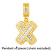 Wholesale 26 English gold gold plated necklace JDC-NE-AS564 Necklaces 集沛 X Wholesale Jewelry JoyasDeChina Joyas De China