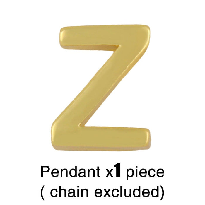 Wholesale 26 English letters glossy gold plated necklace JDC-NE-AS563 Necklaces 翱昇 Wholesale Jewelry JoyasDeChina Joyas De China