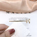 Wholesale 26 Letter Plated Metal Hair Clips JDC-HC-Jiax001 Hair Clips 佳芯 Wholesale Jewelry JoyasDeChina Joyas De China