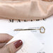 Wholesale 26 Letter Plated Metal Hair Clips JDC-HC-Jiax001 Hair Clips 佳芯 Wholesale Jewelry JoyasDeChina Joyas De China