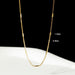 Wholesale 925 sterling silver necklace female snake bone chain temperament jewelry accessories Necklaces JoyasDeChina All-over 925 silver thickened electroplated 18K gold 925 silver Wholesale Jewelry JoyasDeChina Joyas De China