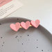 Wholesale Acrylic Heart Hair Clip JDC-HC-HaoF001 Hair Clip 浩福 Wholesale Jewelry JoyasDeChina Joyas De China