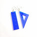 Wholesale acrylic math Earrings JDC-ES-XUEP014 Earrings 雪帕 blue Wholesale Jewelry JoyasDeChina Joyas De China