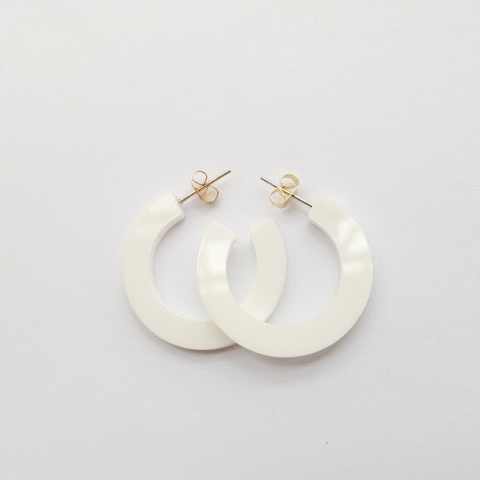 Wholesale acrylic round earrings JDC-ES-XUEP021 Earrings 雪帕 20 Wholesale Jewelry JoyasDeChina Joyas De China