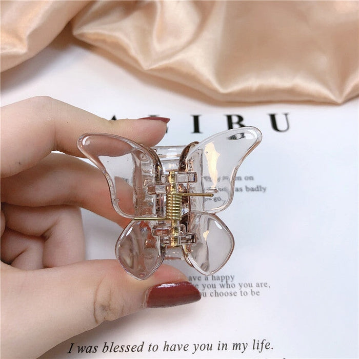 Wholesale Acrylic Transparent Butterfly Hair Clips JDC-HC-Jiax005 Hair Clips 佳芯 Wholesale Jewelry JoyasDeChina Joyas De China