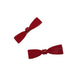 Wholesale acrylic vintage bow cute all-match bow tie wine red duck bill clip bangs clip side clip women Hair Clips JoyasDeChina Wholesale Jewelry JoyasDeChina Joyas De China