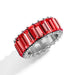 Wholesale Alloy Crystal Color Rings JDC-RS-YiD001 Rings 宜达 red 5 Wholesale Jewelry JoyasDeChina Joyas De China