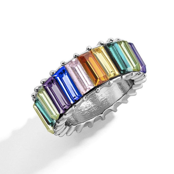 Wholesale Alloy Crystal Color Rings JDC-RS-YiD001 Rings 宜达 Silver color 1 5 Wholesale Jewelry JoyasDeChina Joyas De China